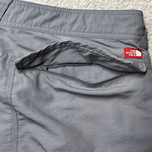 The North Face Mens Grey Nylon Hiking Trail Pants Sz 40 Pockets Drawstring Ankle - Picture 7 of 13